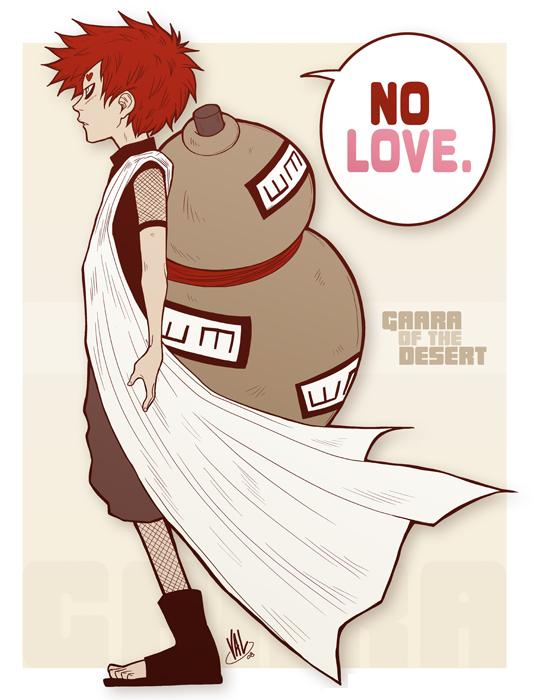 Gaara of the desert, handsome kage